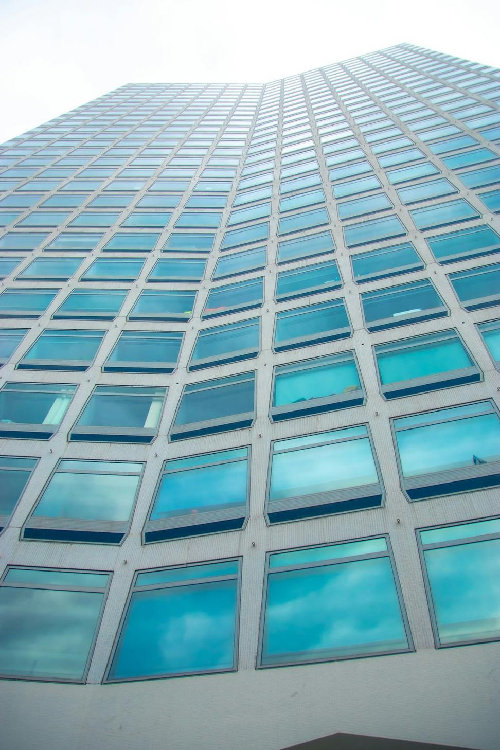 Modern glass facade